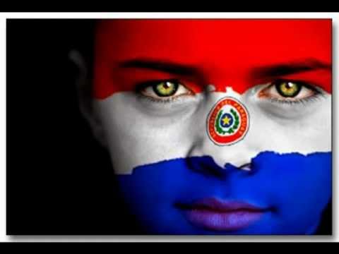 Boy with Paraguay map on face
